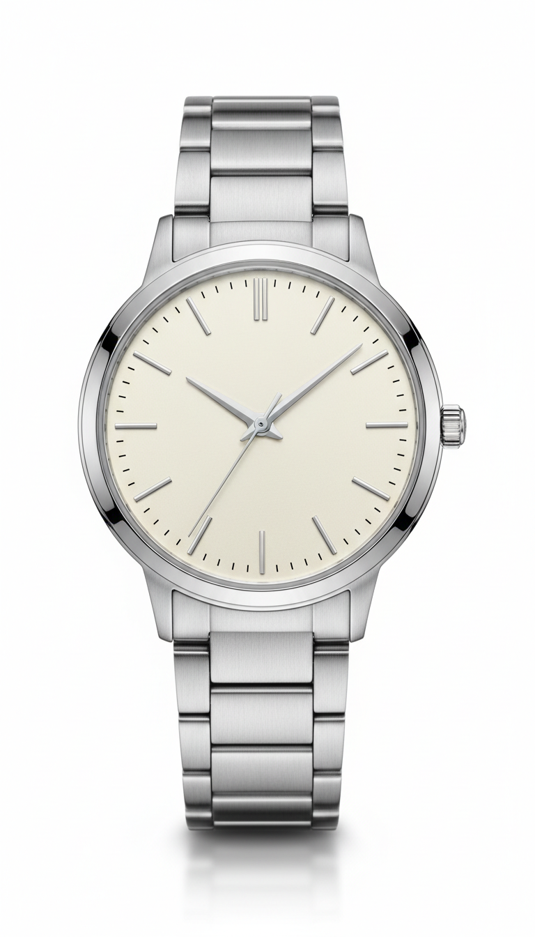 Analog Stainless Steel Watch