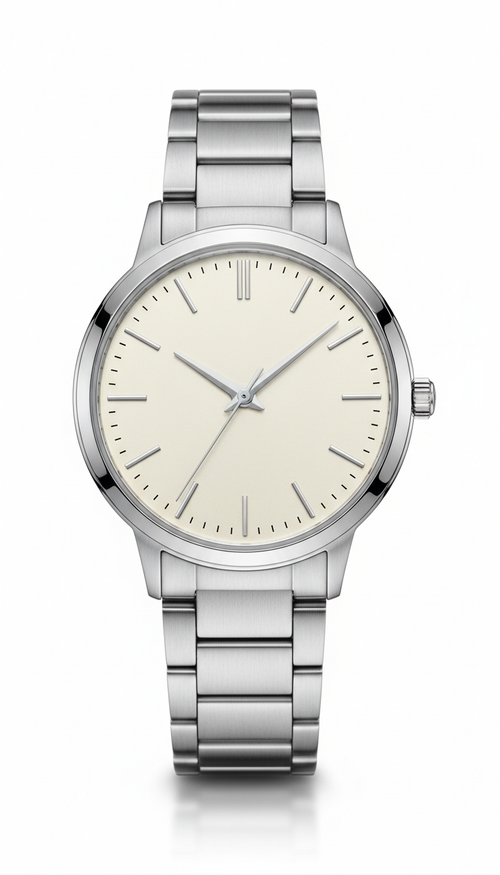 Analog Stainless Steel Watch