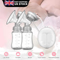 Automatic Double Electric Breast Pump + Lid & Nipple Kit | Efficient Breastfeeding Pump
