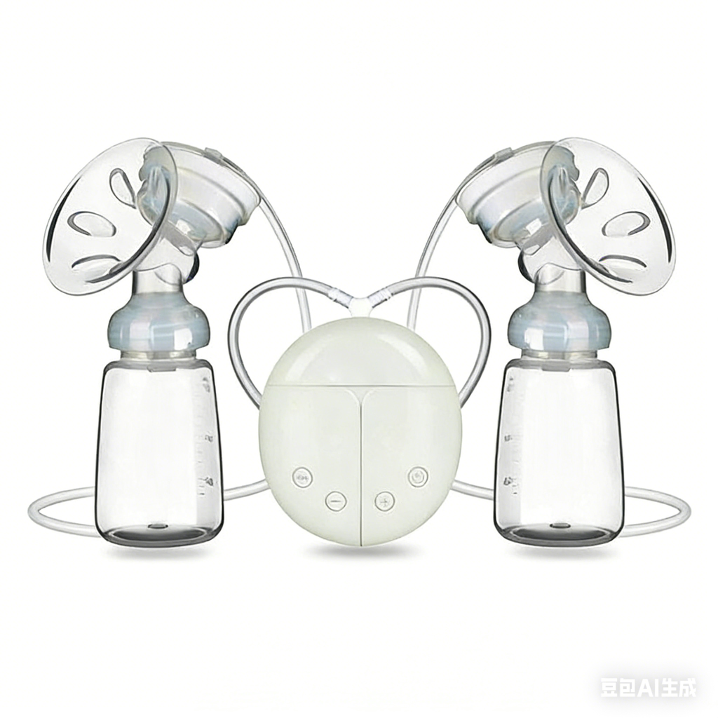 Automatic Double Electric Breast Pump + Lid & Nipple Kit | Efficient Breastfeeding Pump