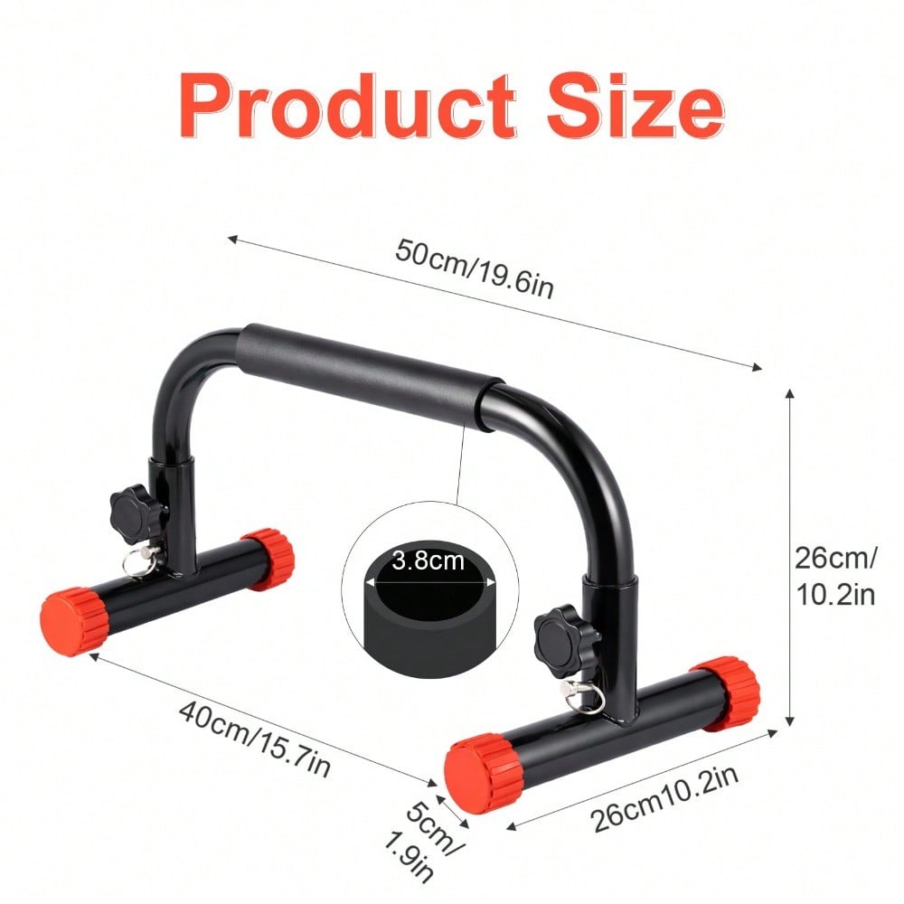 Parallettes Bars Push Up Stands, Heavy Duty Calisthenics Dip Bars with 300kg Weight Capacity, Strength Training Equipment for Home Gym Workouts
